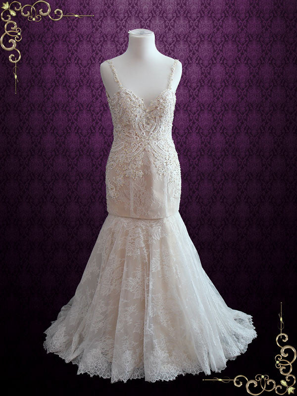 Detachable Skirt Convertible Wedding Dress