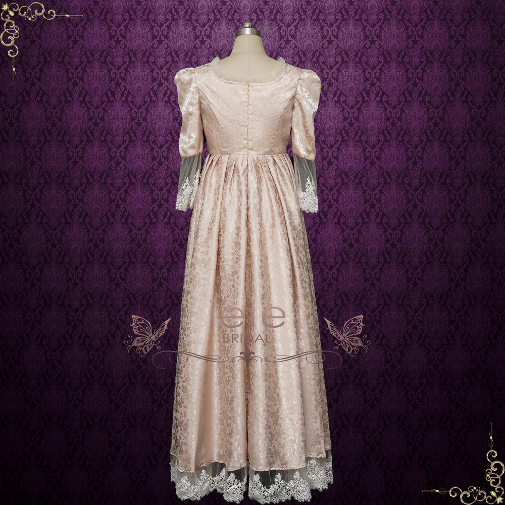 Regency Evening Dress With Empire Waist 