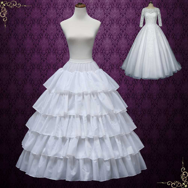 Ball Gown Petticoat with Hoops | PT1003