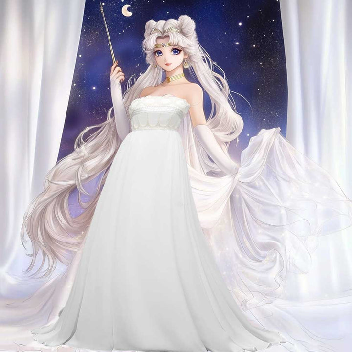 Sailor Moon Princess Serenity Cosplay Wedding Dress USAGI