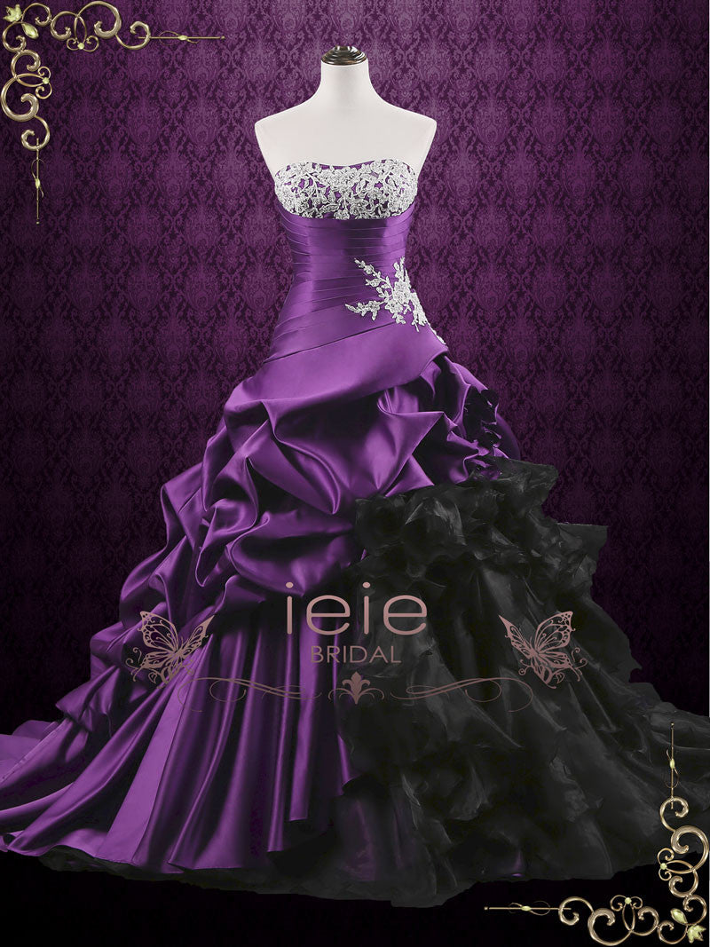 Purple Ball Gown Wedding Dresses