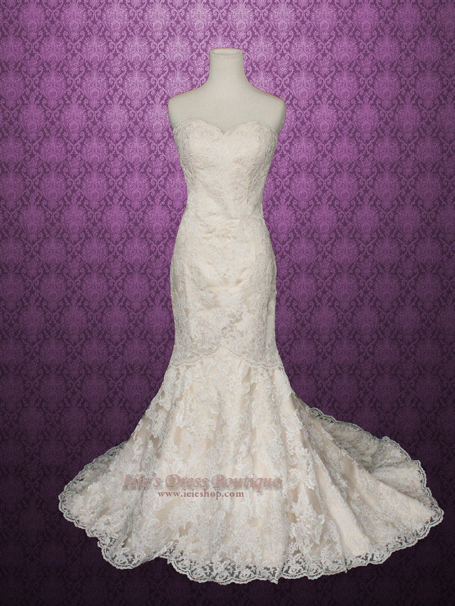 Ready to Wear Lace Mermaid Wedding Dress – ieie