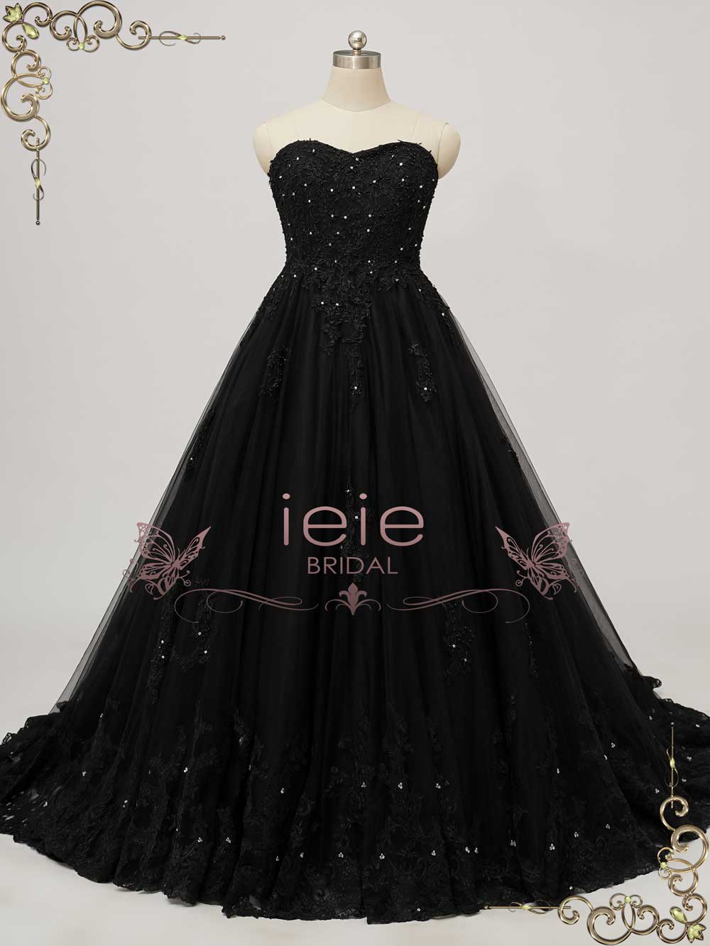 Gothic Ballroom Prom Dress