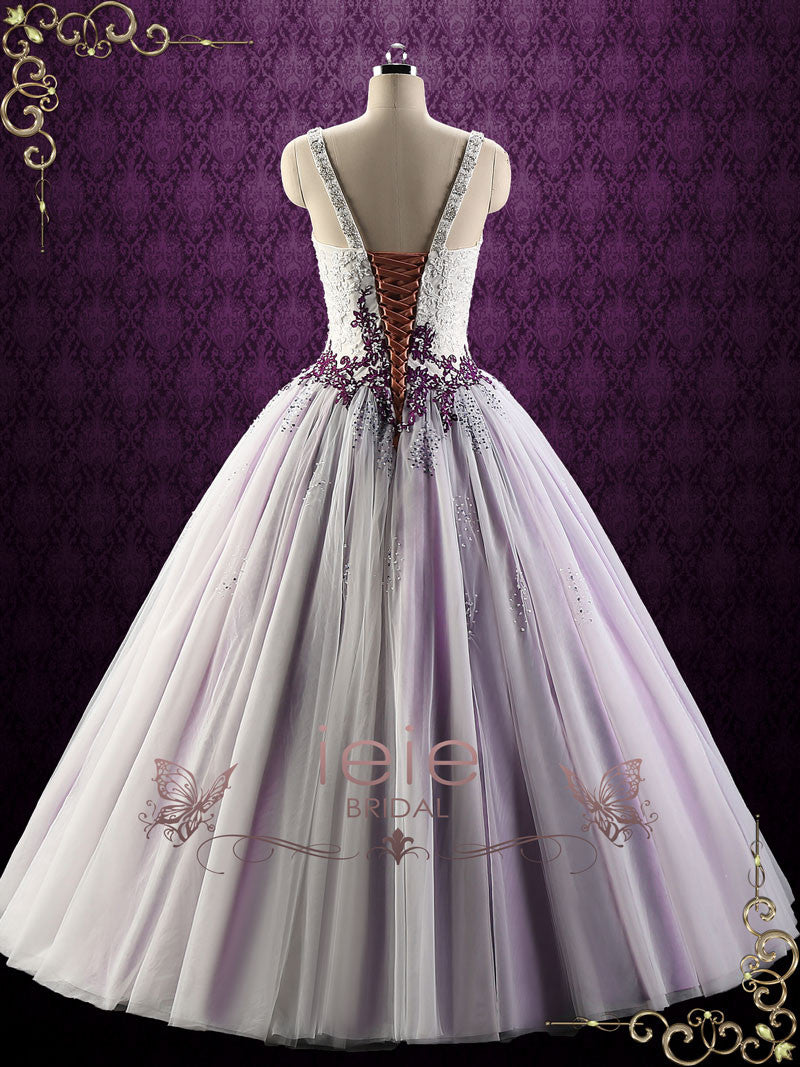 Wedding dress outlet violet