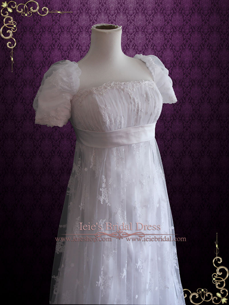 Regency Inspired Wedding Dress