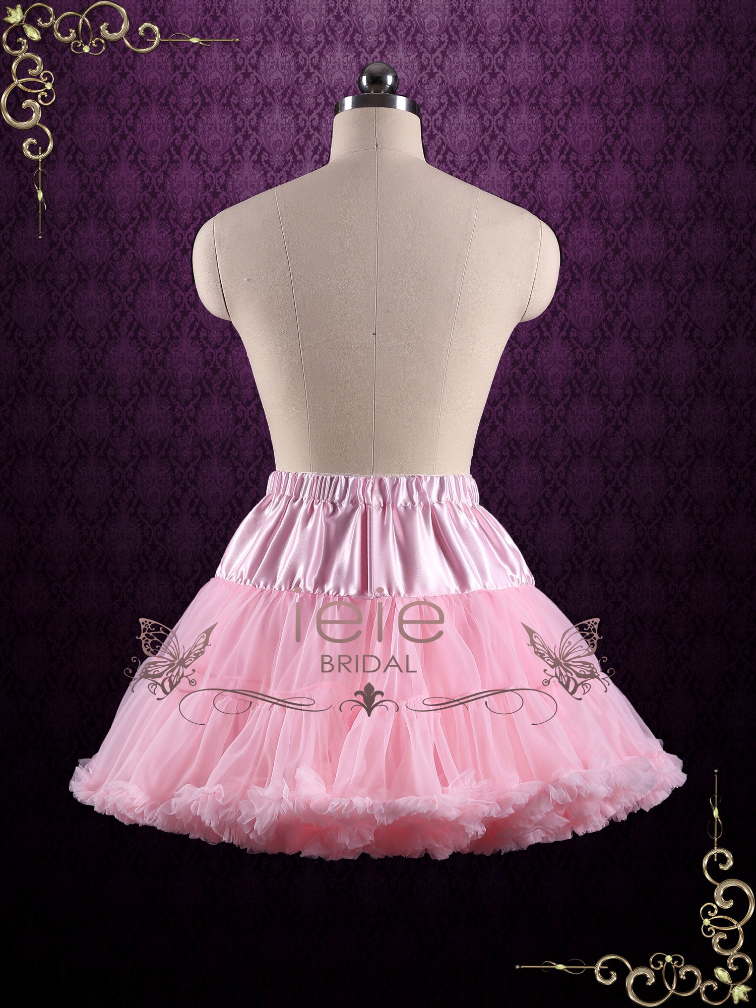 Pink soft 2024 tulle skirt