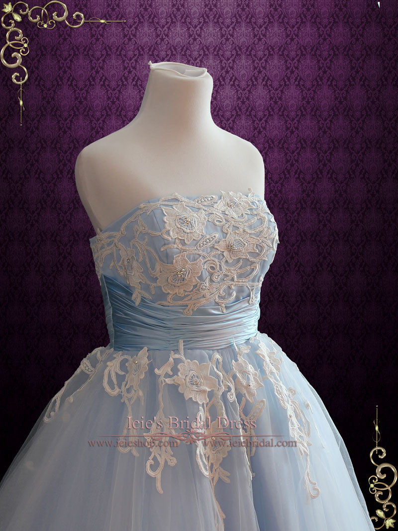 Ice Blue Formal Dress